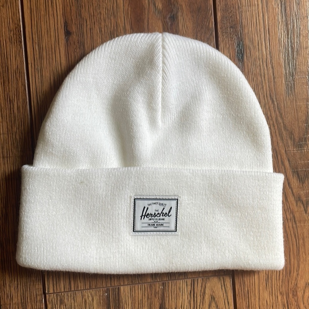 White Herschel Beanie